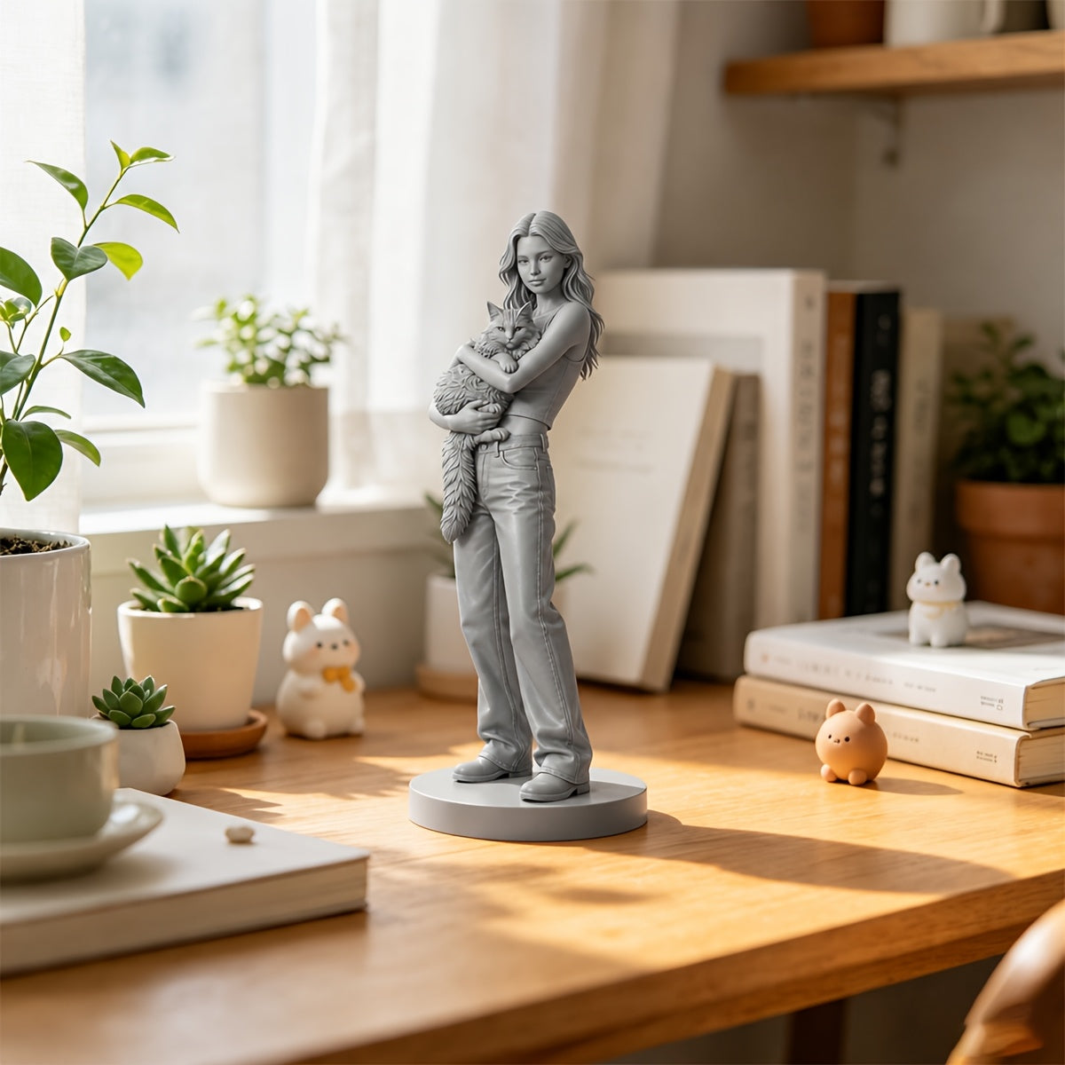 Tnessential Photo 3D Figurine with Photo Upload 3D Decor