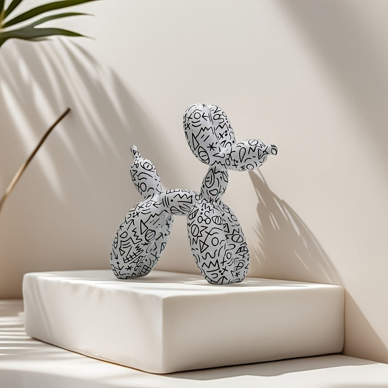 Tnessential Chic Balloon Dog Sculpture 3D Decor