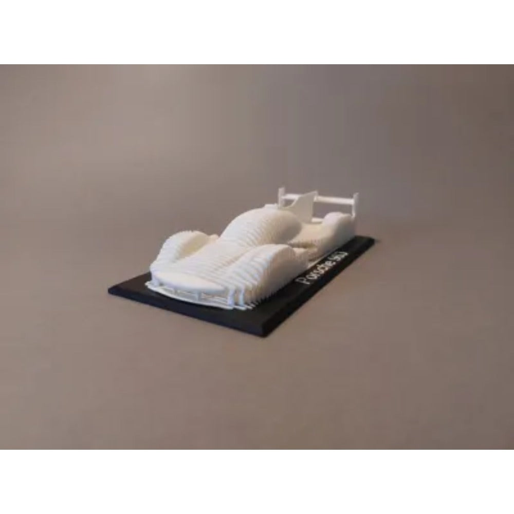 Tnessential Layered Artistic Design Sculpture of a Racing Car 3D Decor