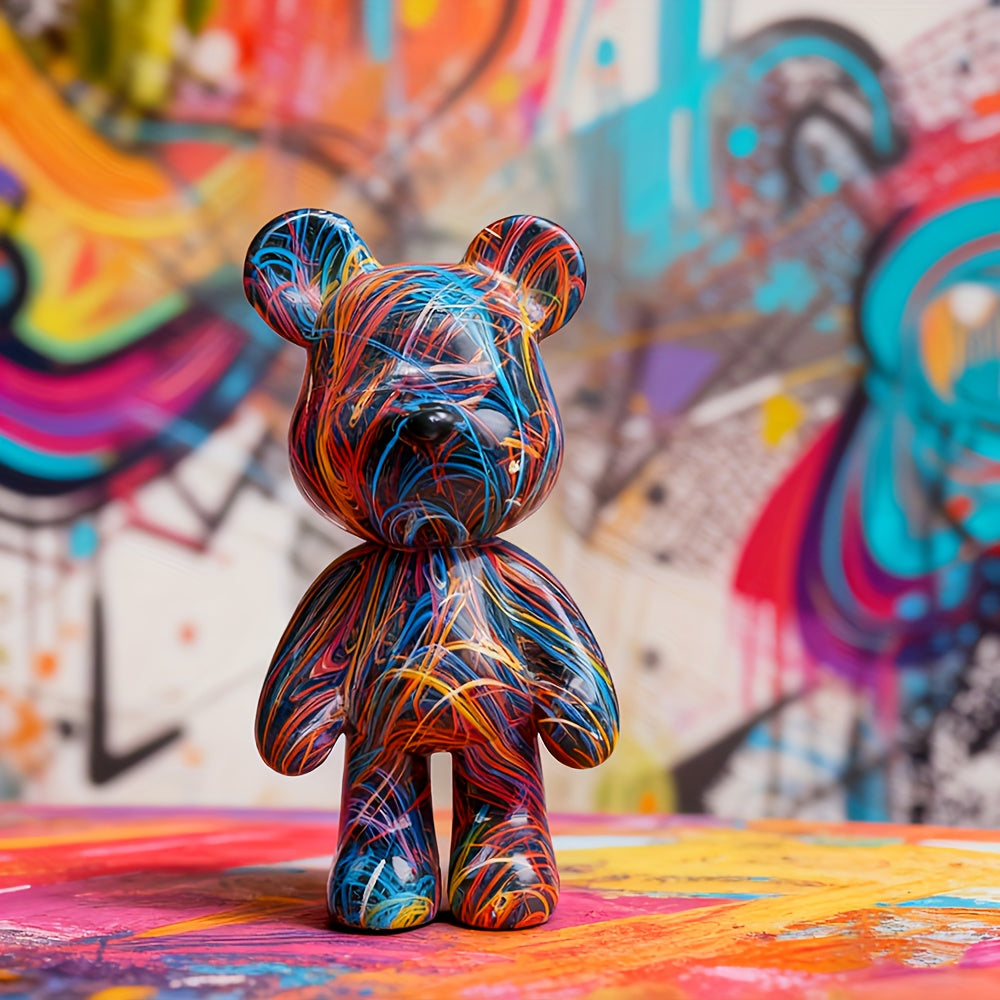 Tnessential Bear Decorative Resin Sculpture Statue 3D Decor