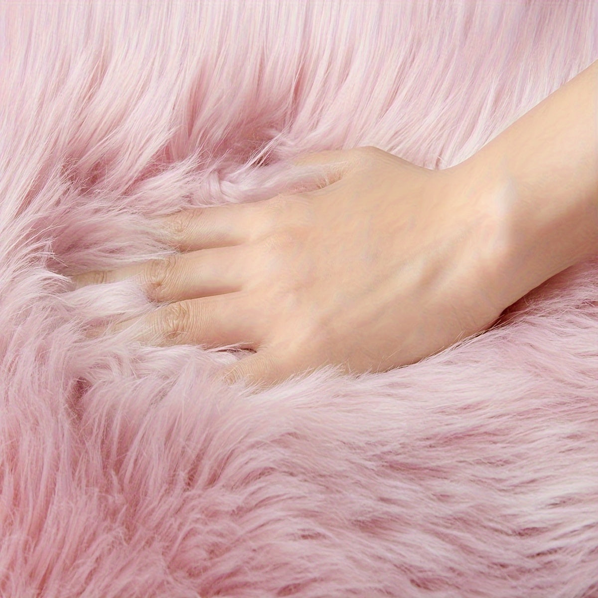 PINK SEMI CIRCLE RUG view 6