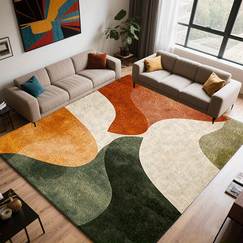 GREEN IRREGULAR 3 RUG