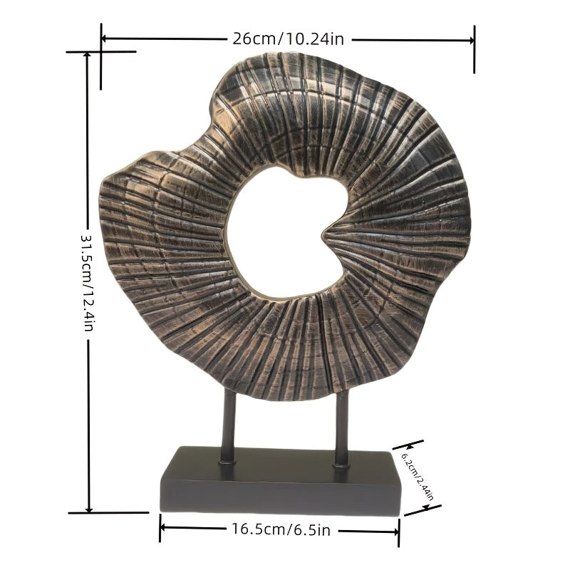 Tnessential Abstract Conch Screen Is a Nordic-style Shell Craft Ornament 3D Decor
