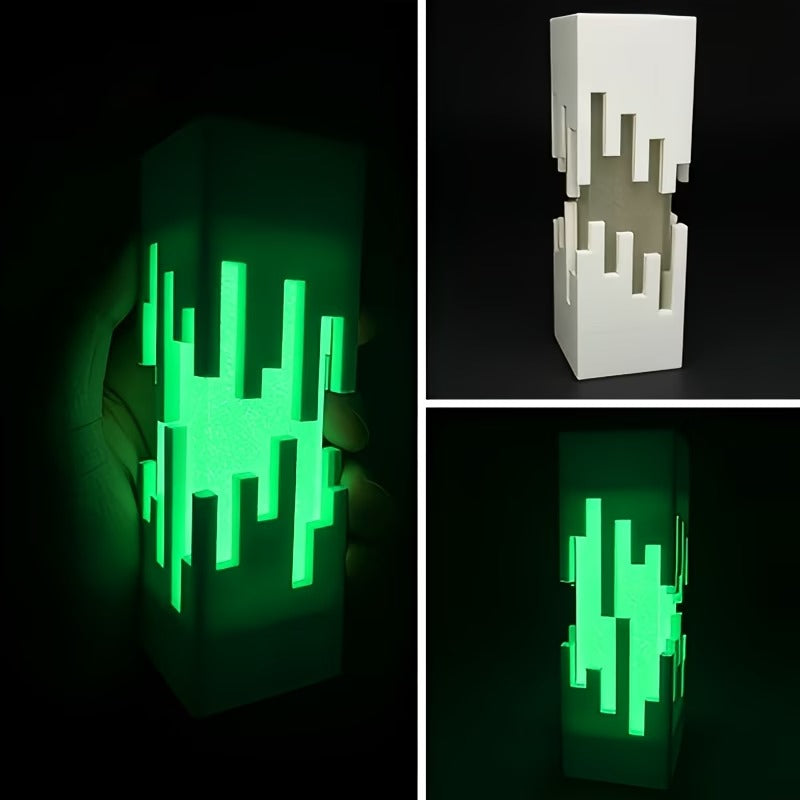 Tnessential Printed Premium Minimalist Rectangular Glow-in-the-dark 3D Decor