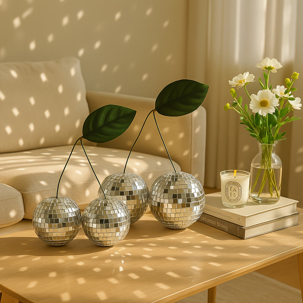 Tnessential Cherry Disco Party Decoration 3D Decor