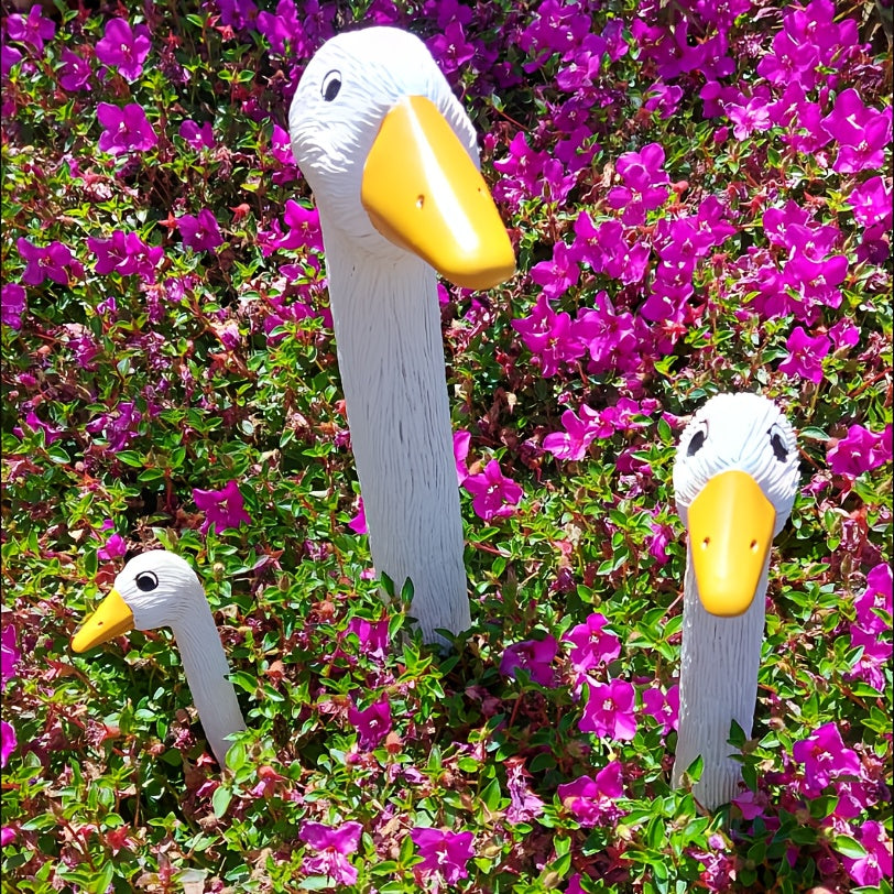 Tnessential D Three-piece Goose Head Set 3D Decor
