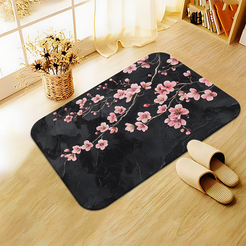 BLACK CHERRY BLOSSOM RUG view 5