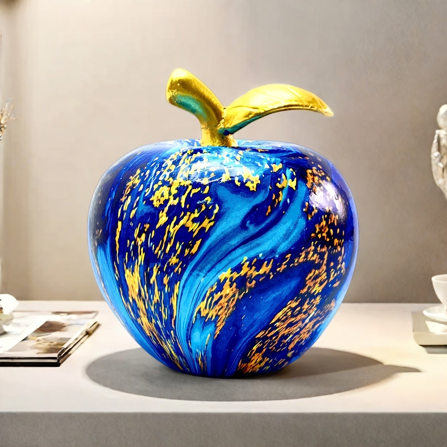 Tnessential Artistic Ornament Shaped Like an Apple 3D Decor