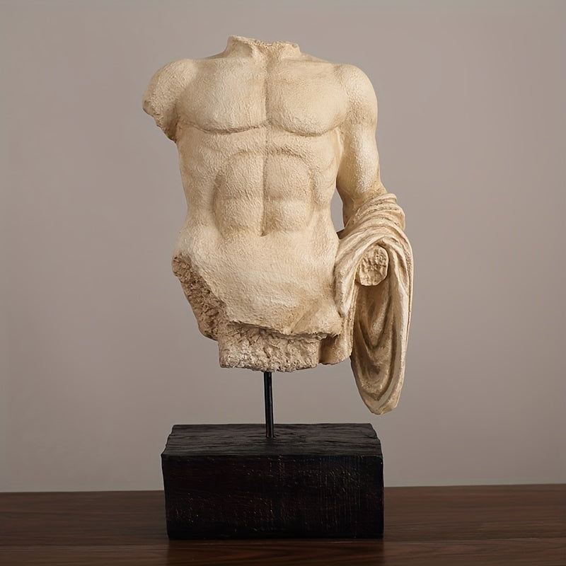 Tnessential Inch Greek Roman Torso Sculpture 3D Decor