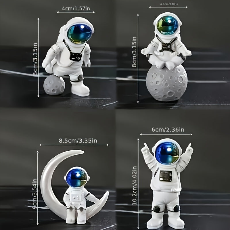 Tnessential Random Astronaut Figurine Set 3D Decor