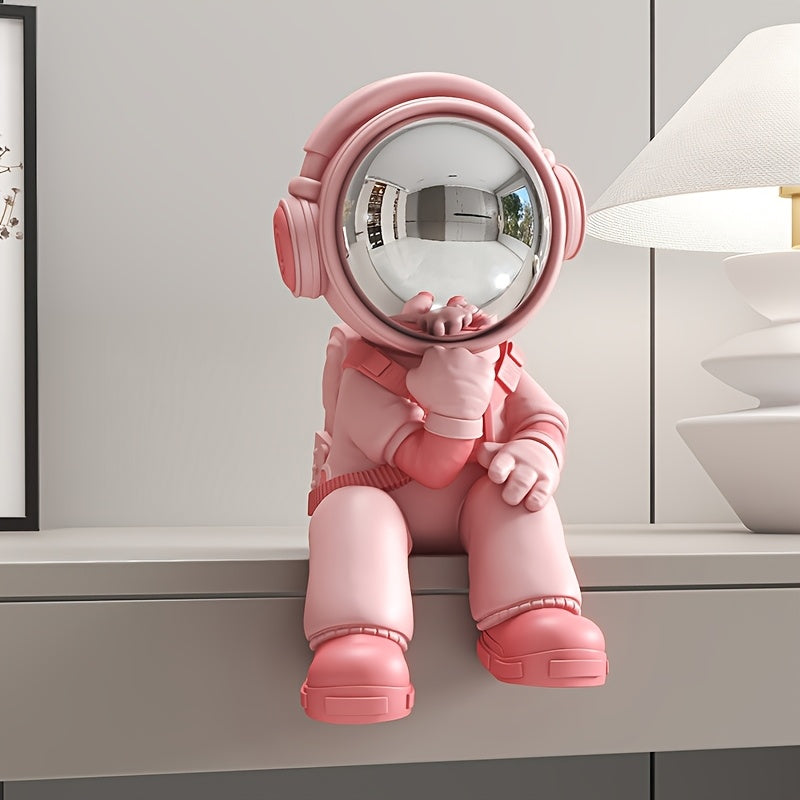 Tnessential Decorative Pink Astronaut Mirror 3D Decor