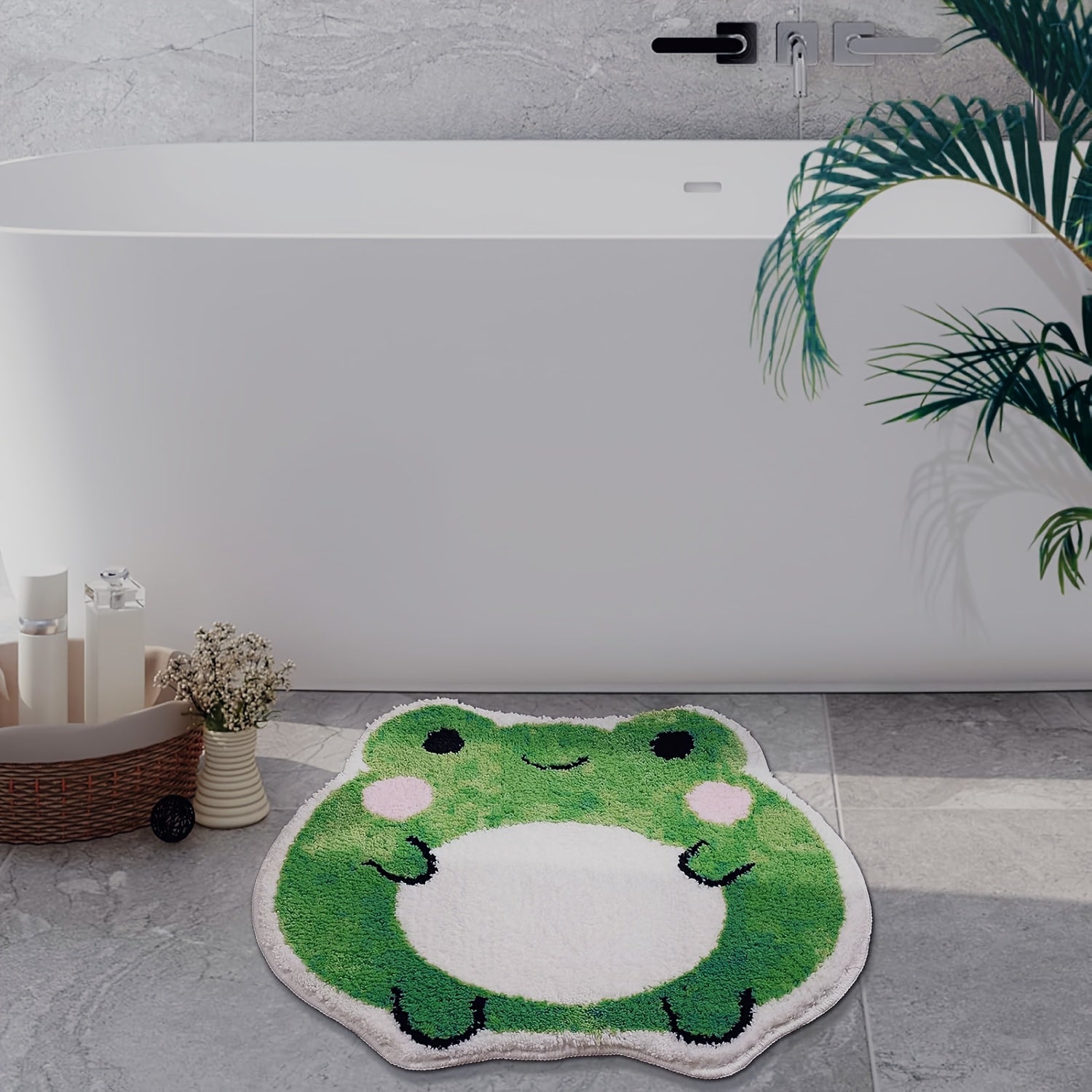 GREEN FROG RUG view 8