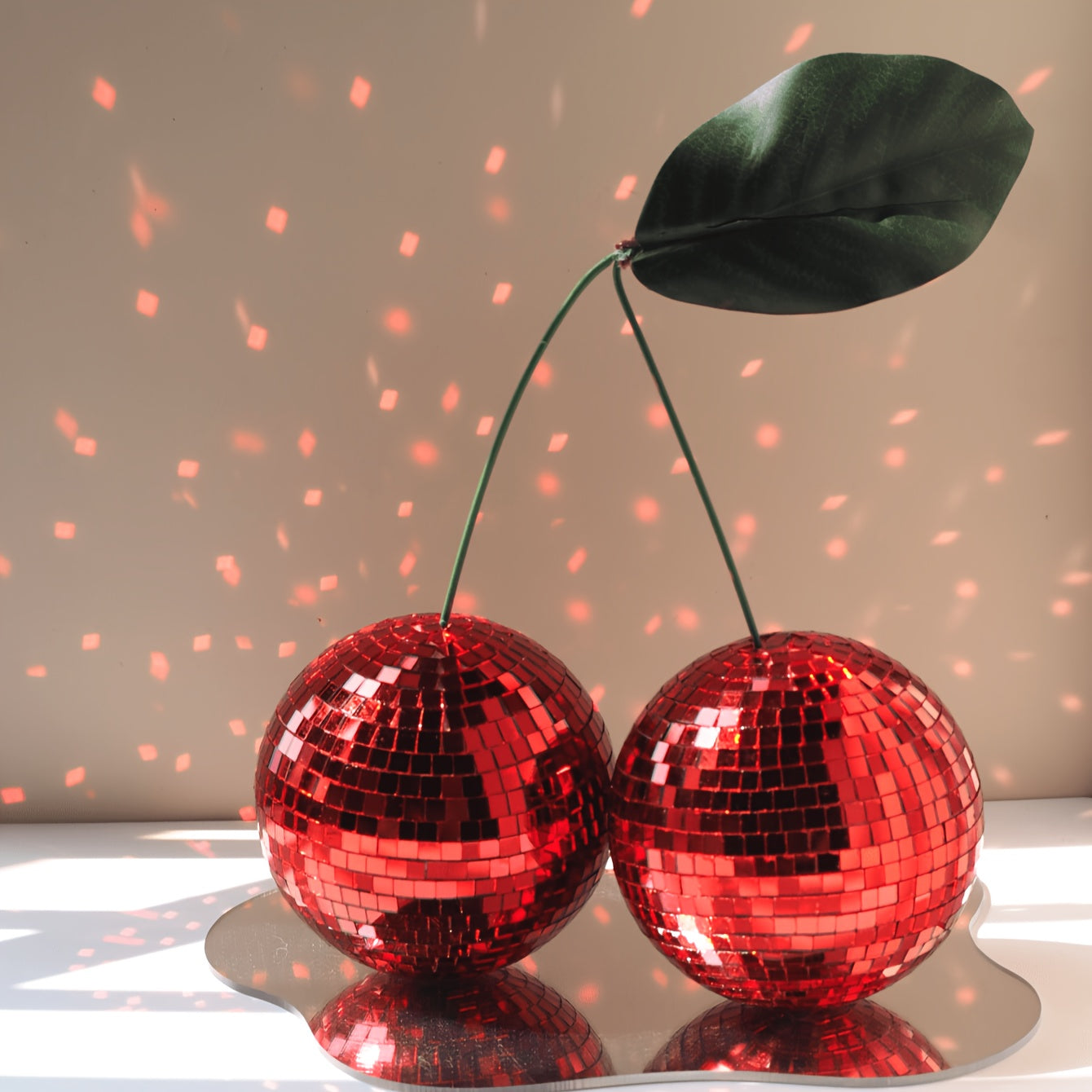Tnessential Cherry Disco Party Decoration 3D Decor