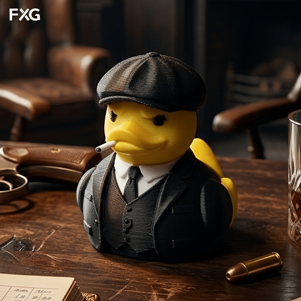 Tnessential British Suit Duck Decorative Ornament 3D Decor