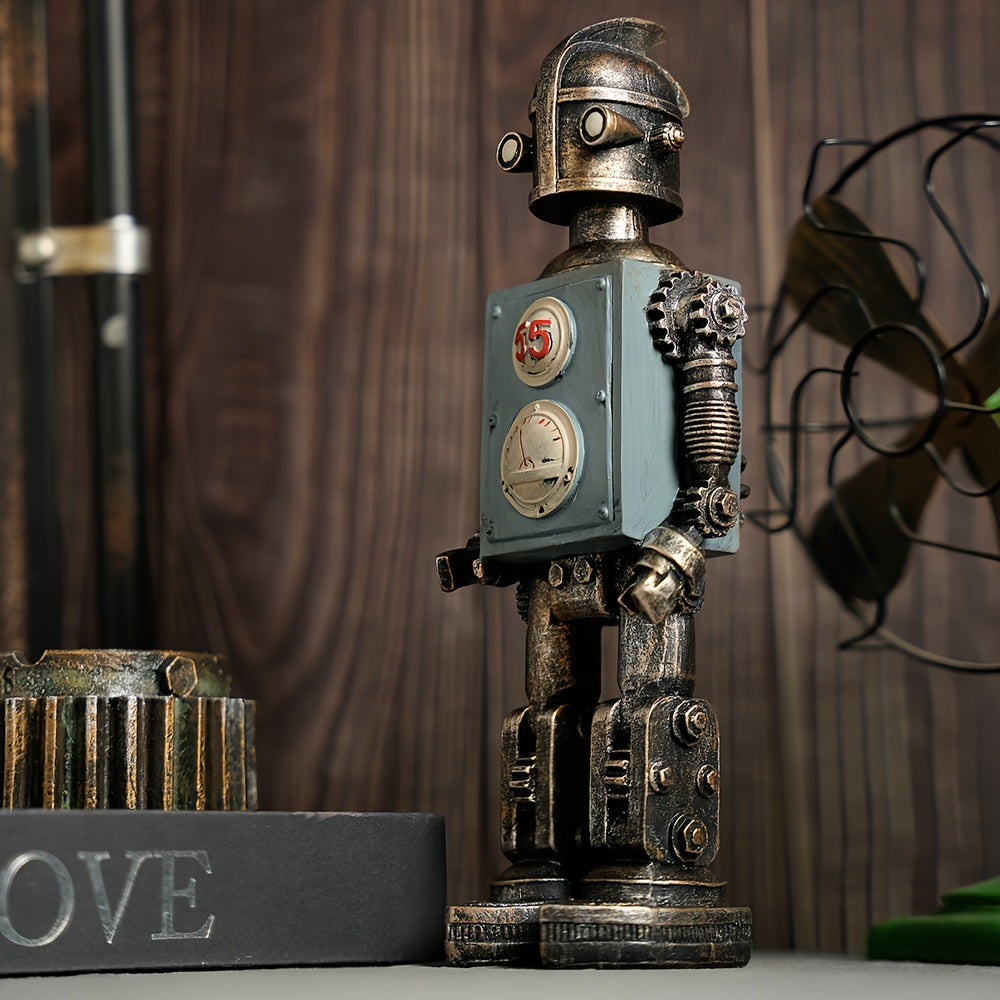 Tnessential American Cross-border Retro Craft Punk Style Robot Creative 3D Decor