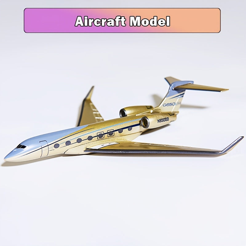 Tnessential 3-inch Golden Airplane Model (TWL Paint Style) 3D Decor