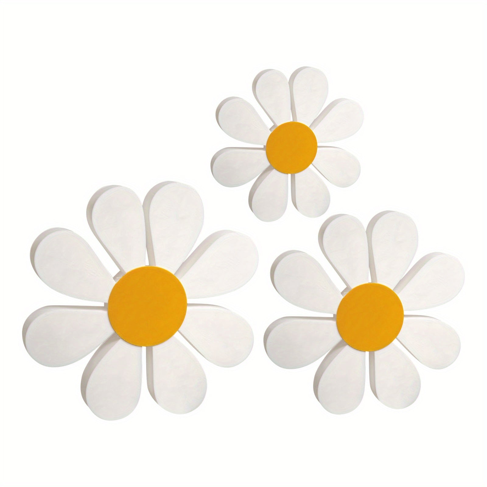 Tnessential Farmhouse Literary Decor 3D Daisy Ornaments 3D Decor