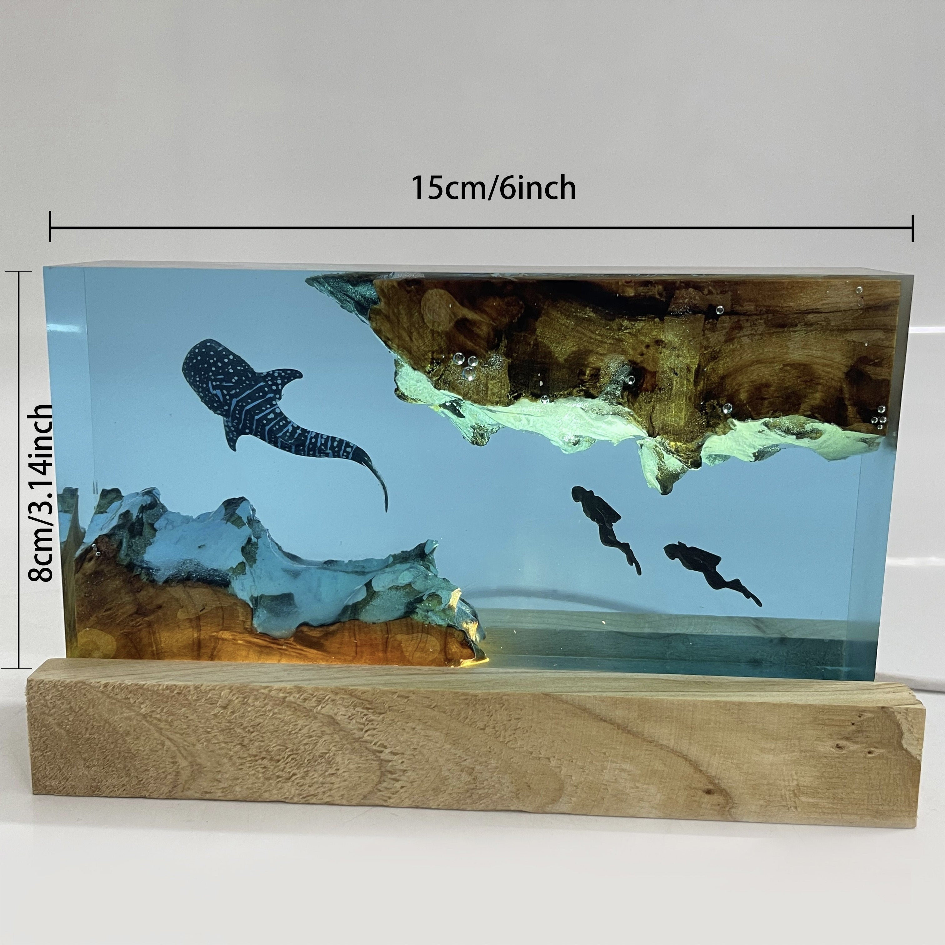 Tnessential Whale Resin Lamp 3D Decor