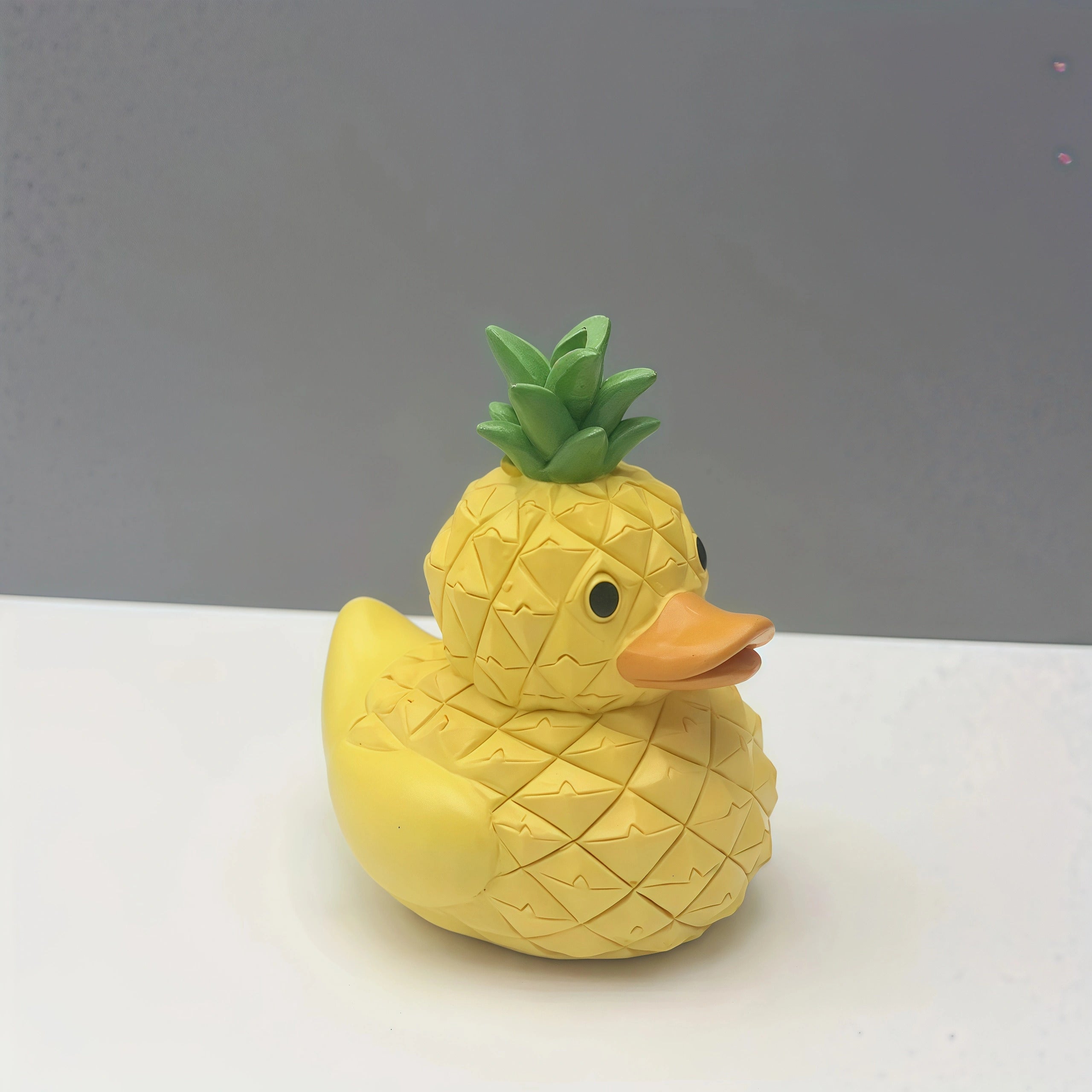 Tnessential Funny Pineapple Duck Resin Statue 3D Decor