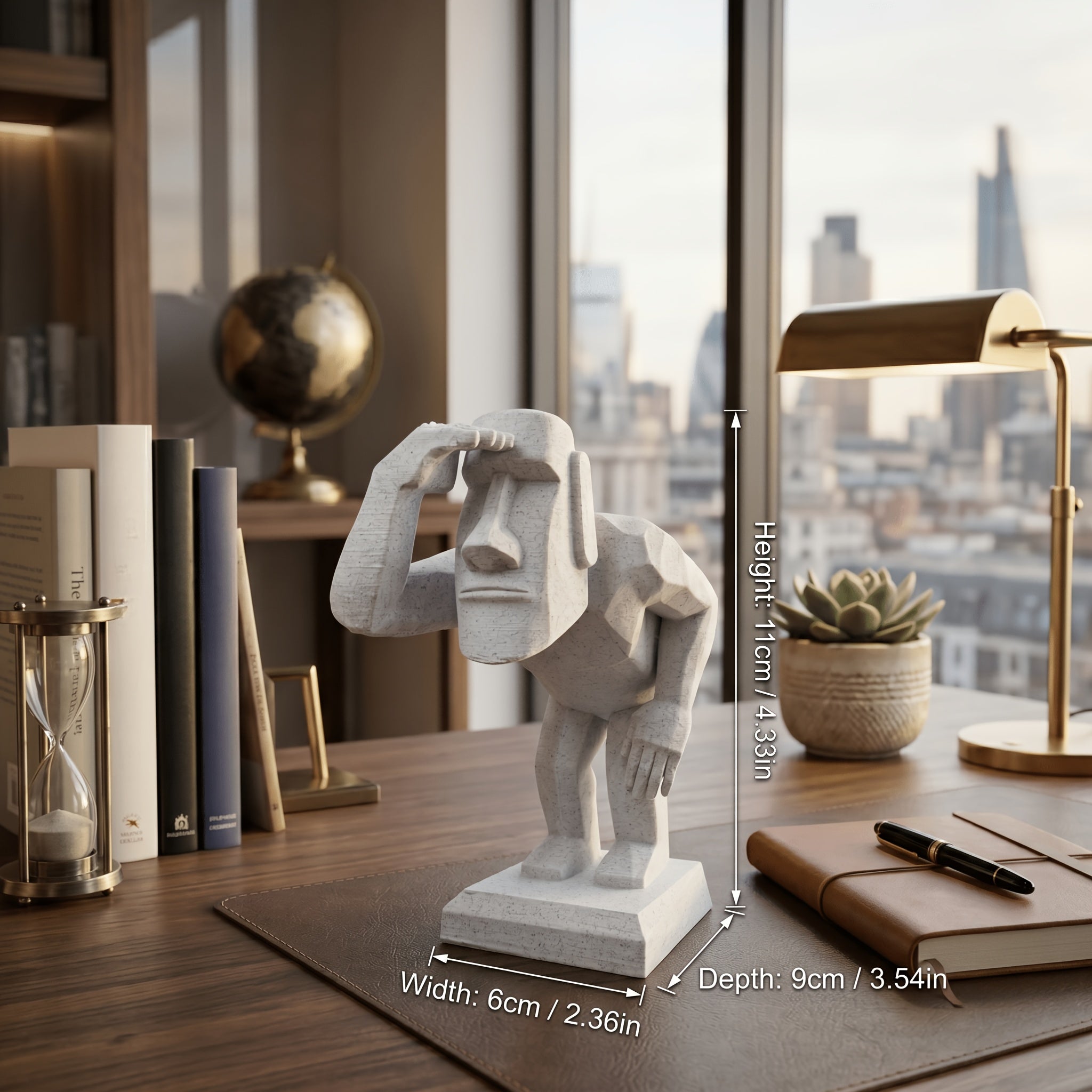 Tnessential Moai Lookout Ornament 3D Decor