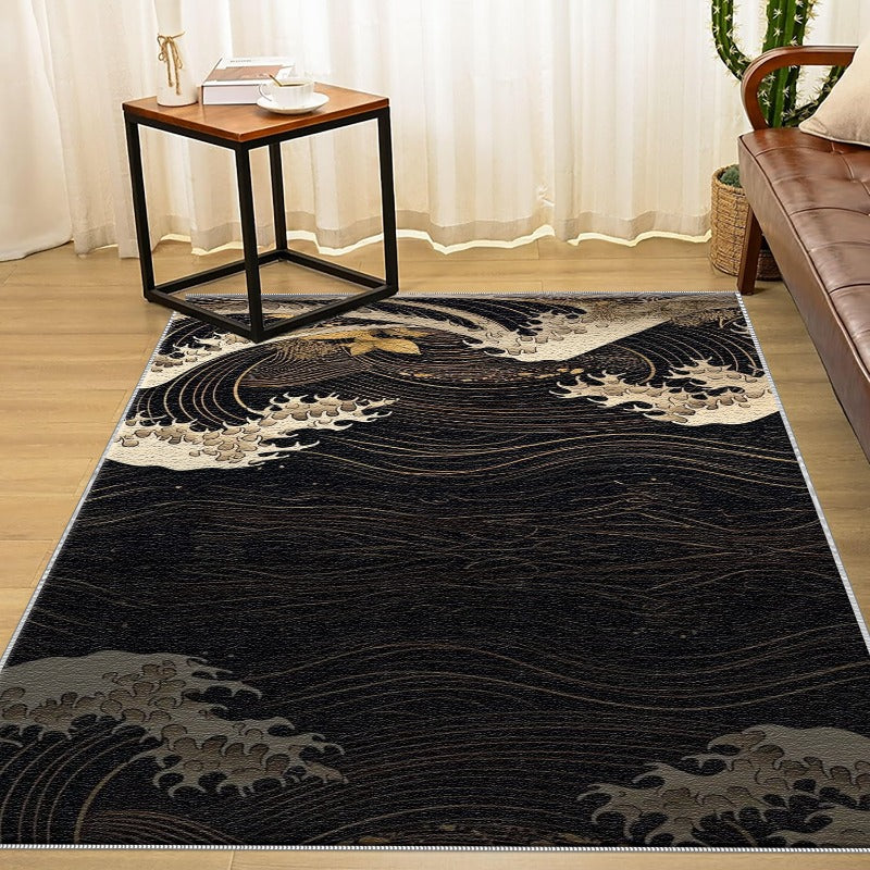 BLACK RUNNER 3 RUG view 7