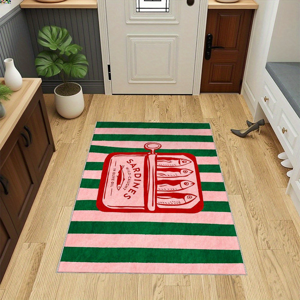 PINK SARDINE CAN RUG view 2