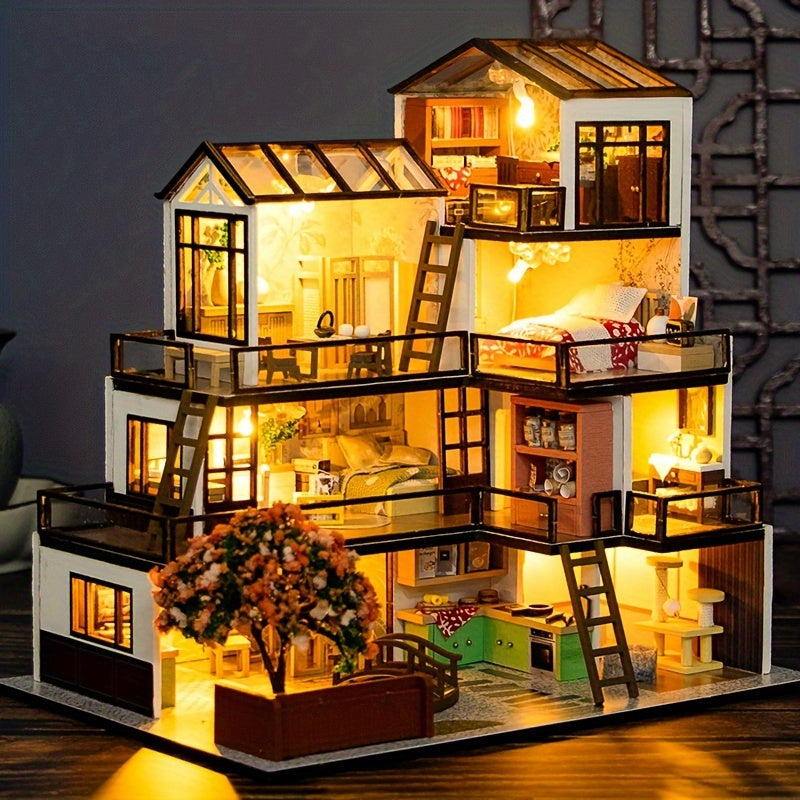 Tnessential Miniatures Tiny Houses 3D Puzzle Art House 3D Decor