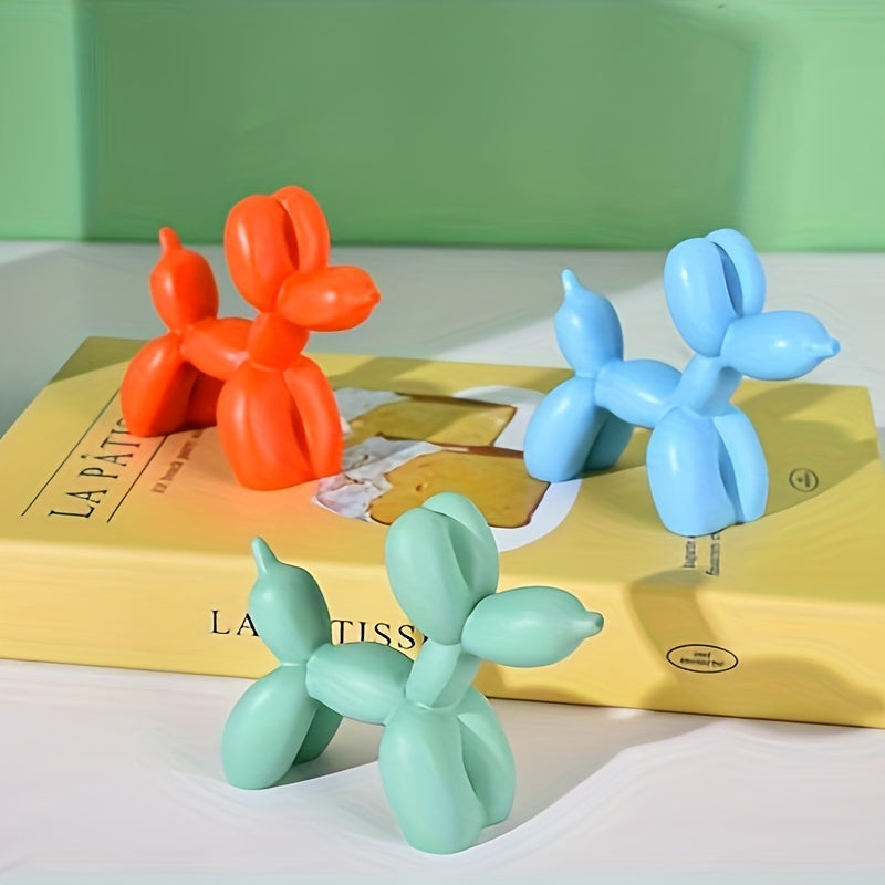 Tnessential Modern Minimalist Creative Resin Balloon Dog Sculpture 3D Decor