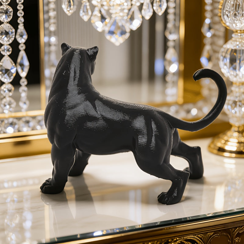 Tnessential Strong Panther Statue Decoration 3D Decor