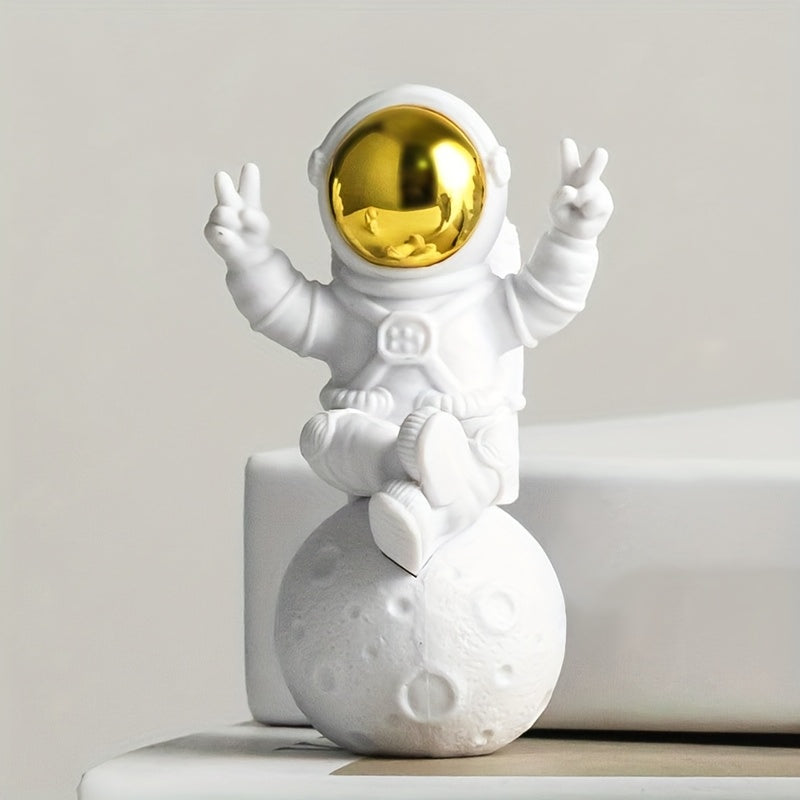 Tnessential Modern Astronaut Figurine 3D Decor