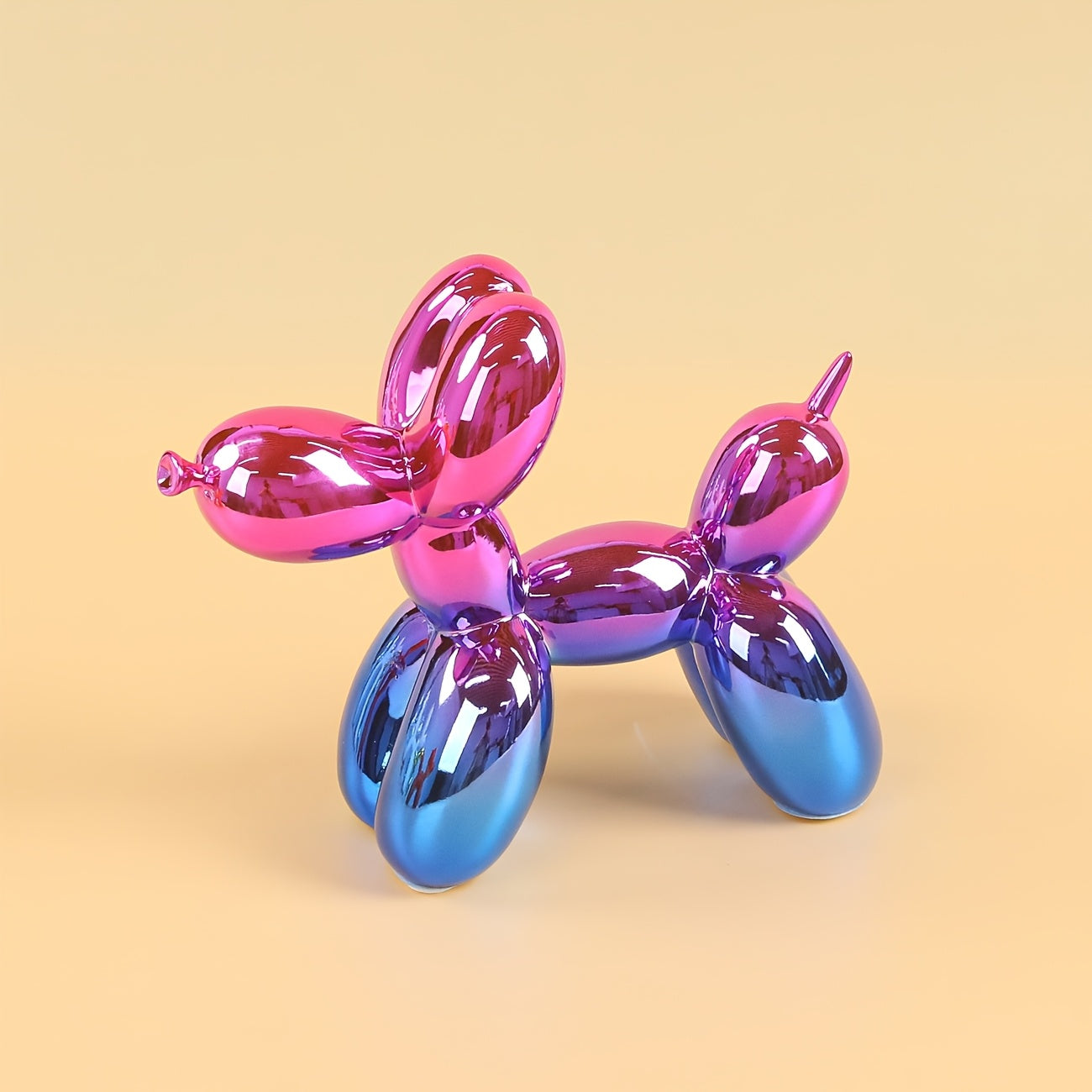 Tnessential Nordic Light Luxury Plated Balloon Dog Ornament 3D Decor