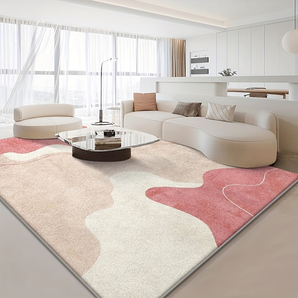 PINK ABSTRACT 5 RUG