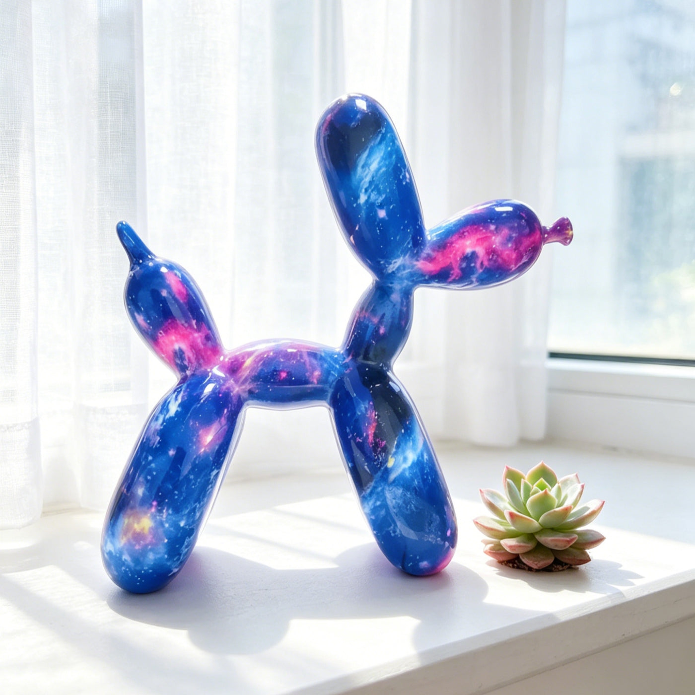 Tnessential Modern Balloon Dog Statue 3D Decor