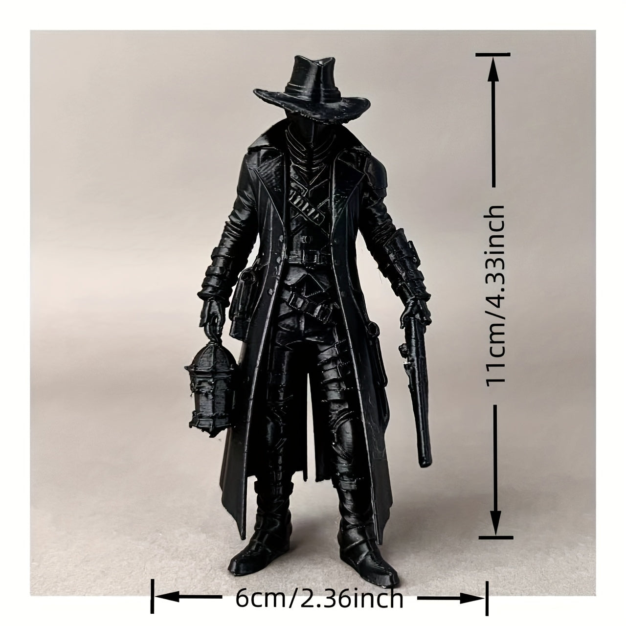 Tnessential Gothic Lantern for Man Doll Figure 3D Decor