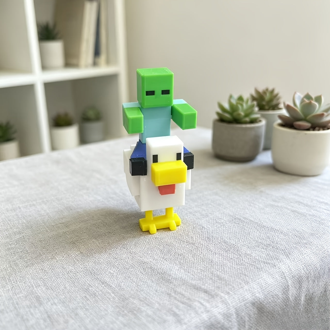 Tnessential Printed Chicken Knight Collected Characters 3D Decor