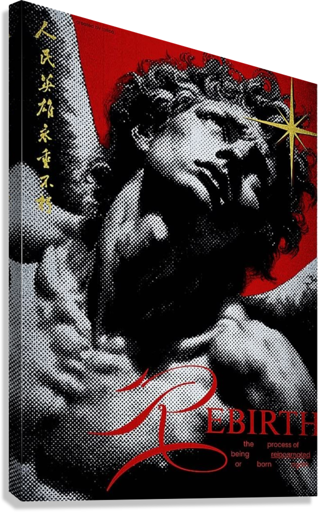 Renaissance Sculpture Rebirth Concept Canvas Poster