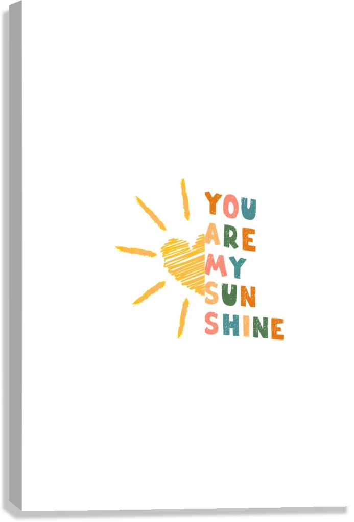 CHEERFUL NURSERY WALL CANVAS POSTER