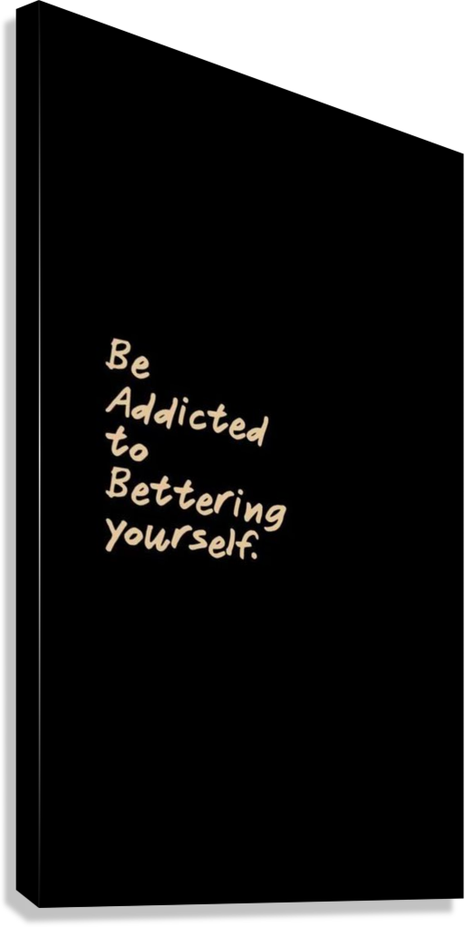 BLACK AESTHETIC MOTIVATIONAL QUOTE CANVAS POSTER