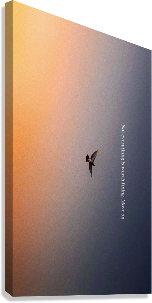 FLY AWAY SELF GROWTH CANVAS POSTER