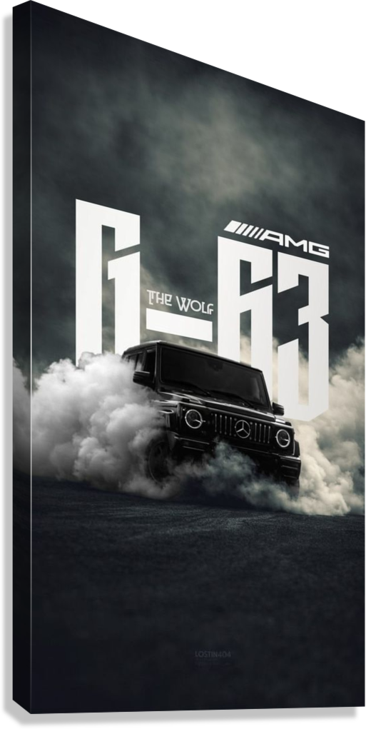 G63 SMOKE STORM CANVAS POSTER