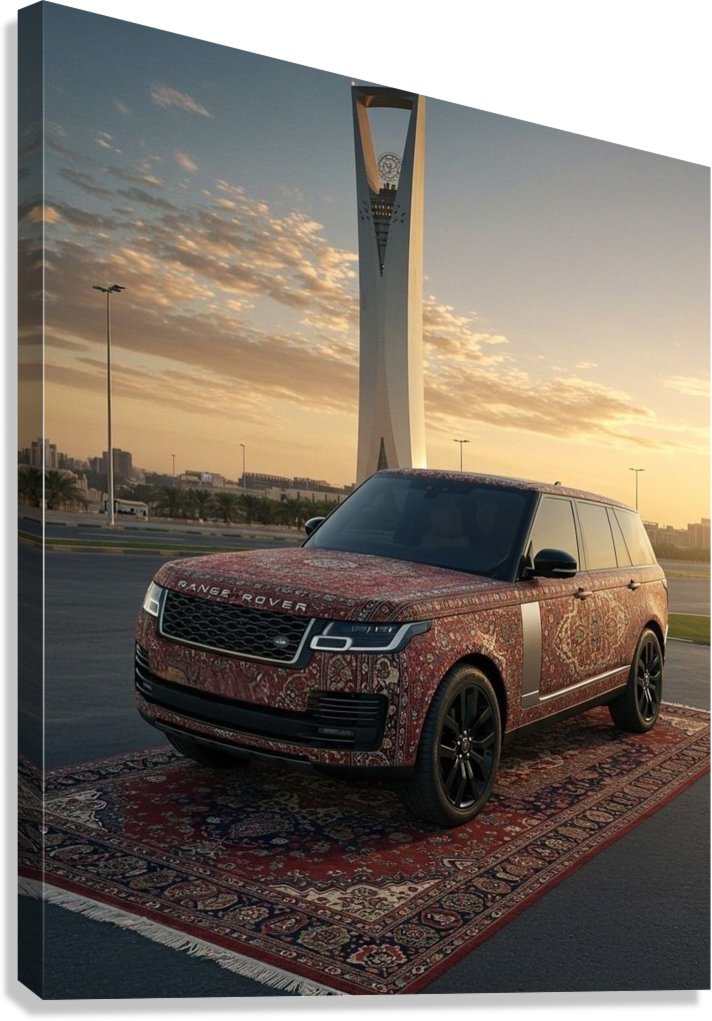 RANGE ROVER SAUDI STYLE CANVAS POSTER