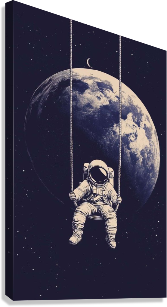 DIGITAL SPACE DREAM CANVAS POSTER