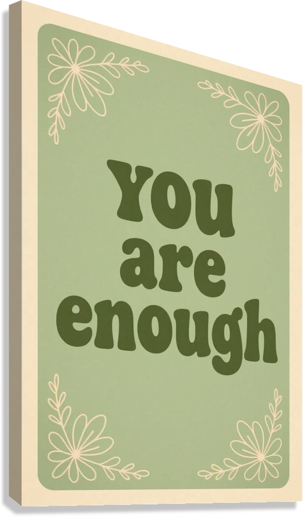 SIMPLE AFFIRMATION CANVAS POSTER