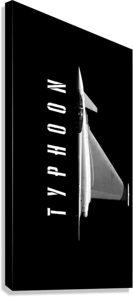 TYPHOON FIGHTER JET CANVAS POSTER