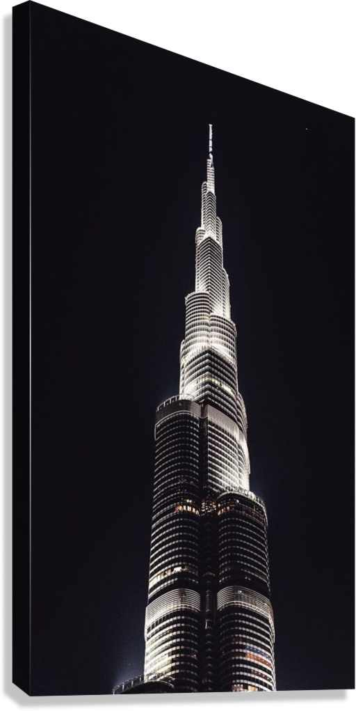 DUBAI NIGHT GIANT CANVAS POSTER