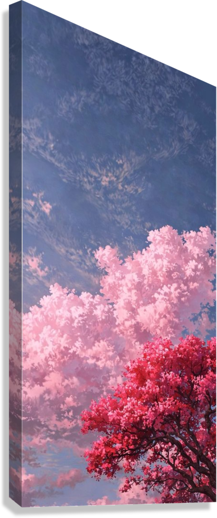 CHERRY BLOSSOM HEAVEN CANVAS POSTER