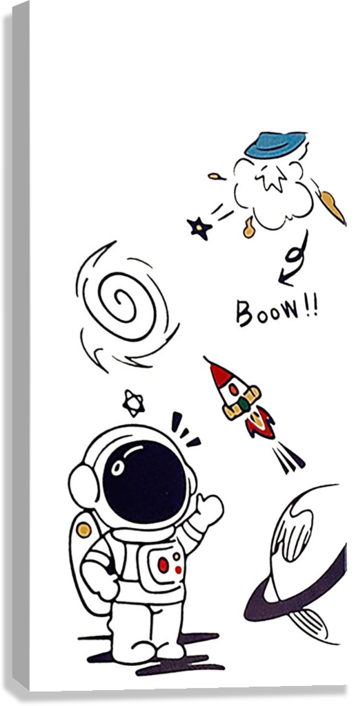 LITTLE SPACE DREAMER CANVAS POSTER