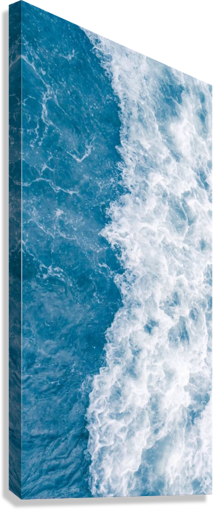 OCEAN FOAM RUSH CANVAS POSTER