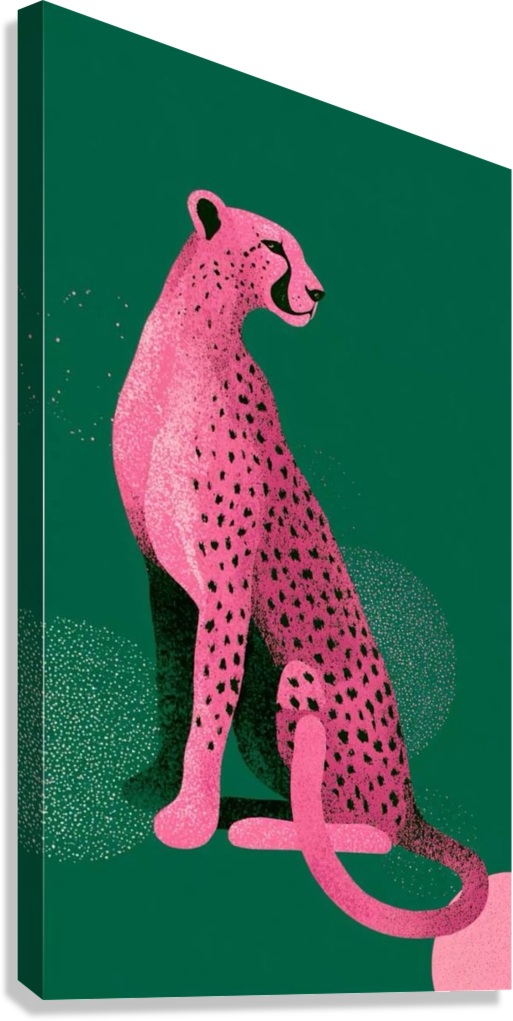 WILD PINK ATTITUDE CANVAS POSTER