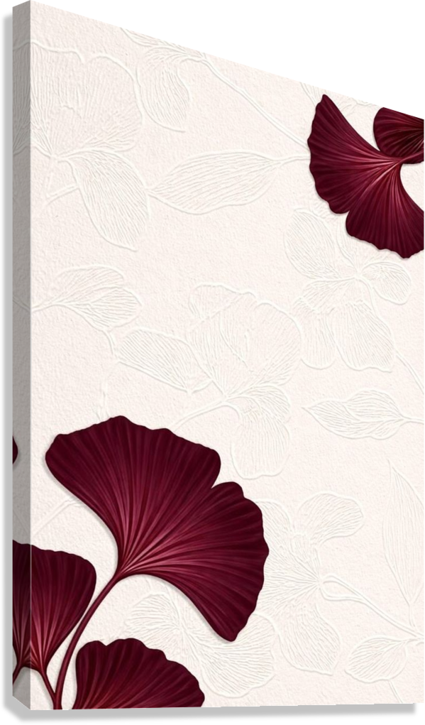 ELEGANT GINKGO BLOOM CANVAS POSTER